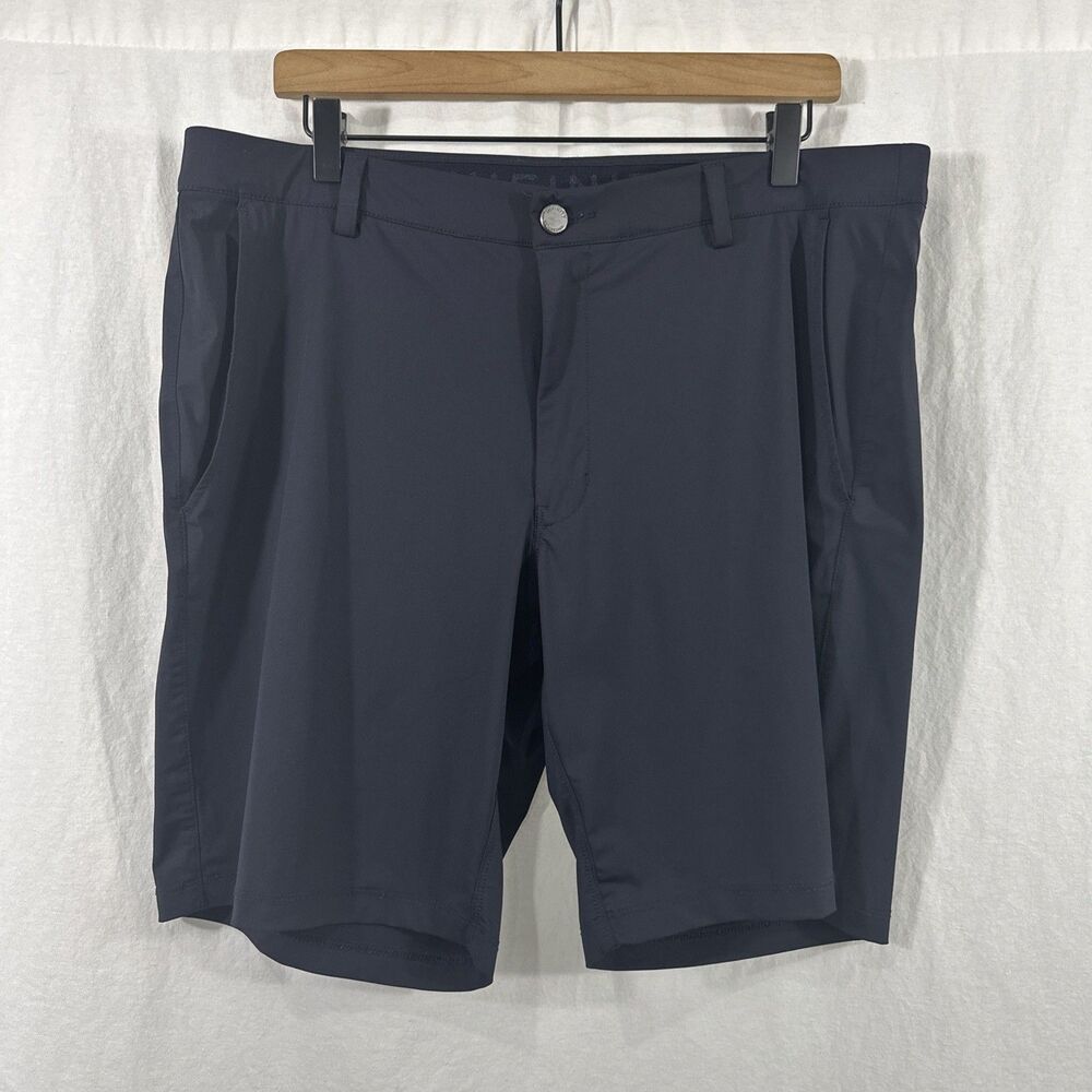 Infinity Linearflex Performance Blue Shorts Mens Sz 36 Golf Activewear Outdoor